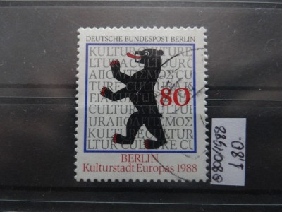Timbru Germania stampilat-Deutche Bundespost Berlin-1988-MC800 foto