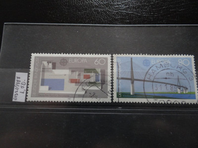Serie completa timbre Germania stampilate-Deutche Bundespost -1987-MC1321 foto