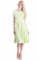 Rochie Dama Click Fashion Verde-Deschis -50-SUD329 foto