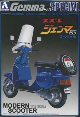 Macheta Kit Scooter Suzuki Gemma 50 - AOSHIMA scara 1:12 foto