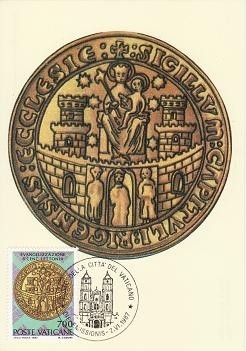3285 - Vatican 1987 - carte maxima foto