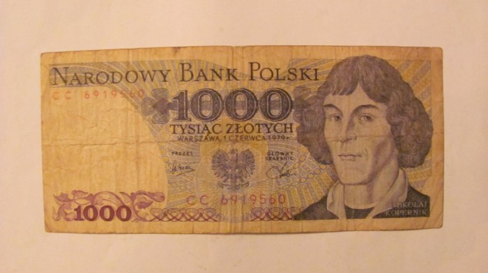CY - 1000 zlotych (zloti) 1979 Polonia
