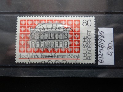 Timbru Germania stampilat-Deutsche Bundespost-1985-MC1257 foto