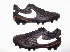 Ghete fotbal nike 10 Ronaldinho din piele naturala nr 36 interior 23 cm foto