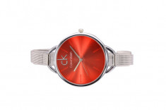 Ceas dama CALVIN KLEIN, Red Silver foto