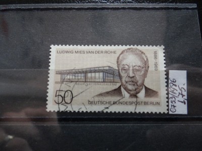 Timbru Germania stampilat-Deutsche Bundespost Berlin-1986-MC753 foto