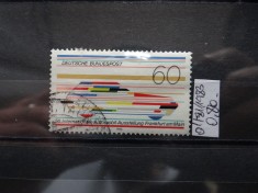 Timbru Germania stampilat-Deutsche Bundespost-1983-MC1181