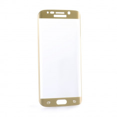 Geam Samsung Galaxy S6 Edge G925F Tempered Glass Gold foto