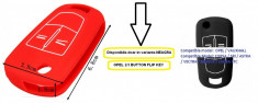 Husa silicon protectie cheie 2/3 butoane dedicata Opel CORSA / ASTRA / VECTRA foto