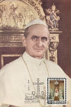 3258 - Vatican 1975 - carte maxima foto
