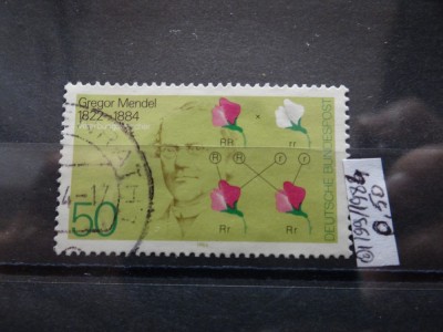 Timbru Germania stampilat-Deutsche Bundespost-1984-MC1199 foto