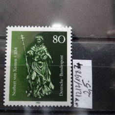 Timbru Germania nestampilat-Deutsche Bundespost-1984-MC1212
