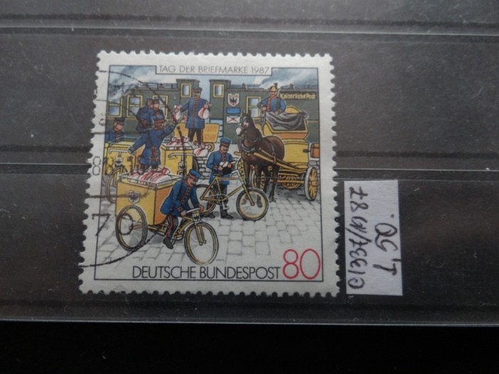 Timbru Germania stampilat-Deutsche Bundespost-1987-MC1337