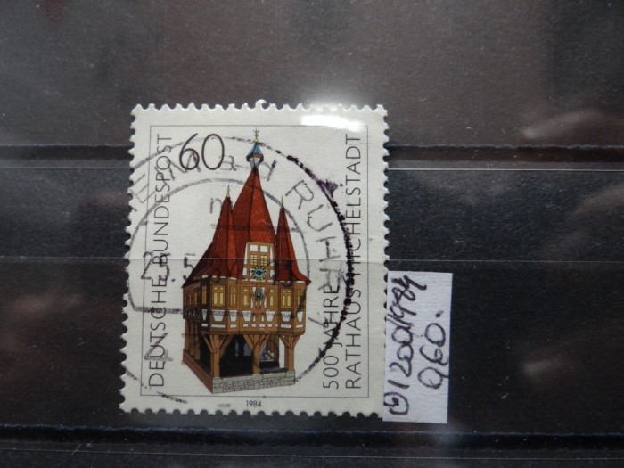 Timbru Germania stampilat-Deutsche Bundespost-1984-MC1200