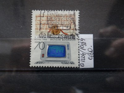 Timbru Germania stampilat-Deutsche Bundespost-1984-MC1224 foto