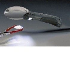 Leuchtlupe, CHOPARZ, Lumina, de 2,5 ori mărire cu LED-uri