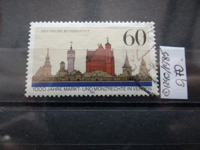 Timbru Germania stampilat-Deutsche Bundespost-1985-MC1240 foto