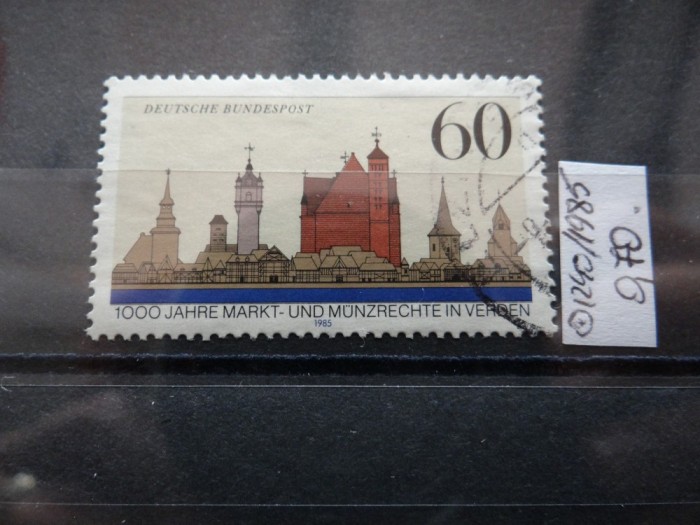 Timbru Germania stampilat-Deutsche Bundespost-1985-MC1240