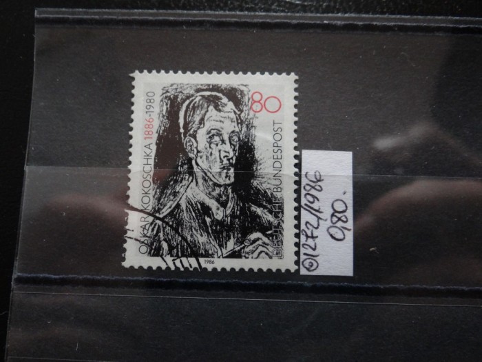 Timbru Germania stampilat-Deutsche Bundespost-1986-MC1272