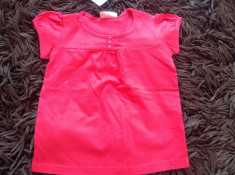 Tricou tip rochita, baby doll rosu, OKAY, 98 cm, 2-4 ani COMANDA MINIMA 30 LEI! foto