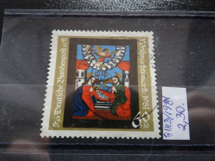 Timbru Germania stampilat-Deutsche Bundespost-1981-MC1113