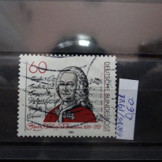 Timbru Germania stampilat-Deutsche Bundespost-1981-MC1085