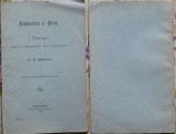 Katharina V. Bora , Prelegere , Sibiu , Hermannstadt , 1899