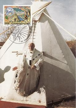 3329 - Vatican 1988 - carte maxima foto