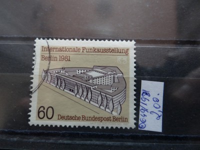 Timbru Germania stampilat-Deutsche Bundespost Berlin-1981-MC649 foto