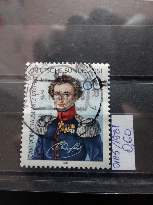 Timbru Germania stampilat-Deutsche Bundespost-1981-MC1115
