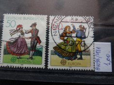 Serie completa timbre Germania stampilate-Deutsche Bundespost-1981-MC1096