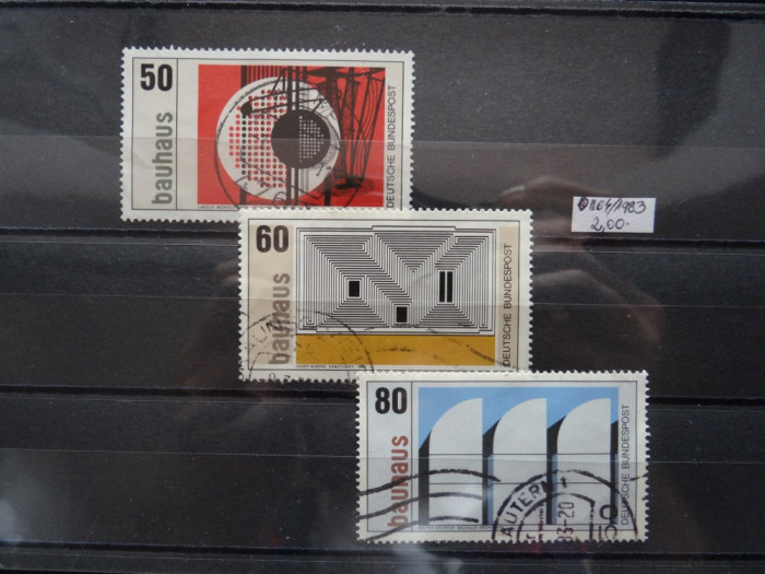 Serie completa timbre Germania stampilate-Deutsche Bundespost-1983-MC1164