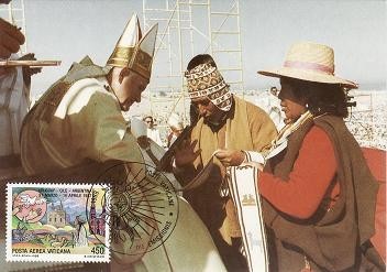3325 - Vatican 1988 - carte maxima foto