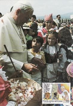 3318 - Vatican 1986 - carte maxima foto