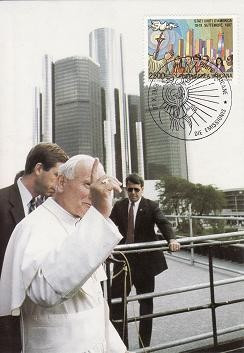 3328 - Vatican 1988 - carte maxima foto