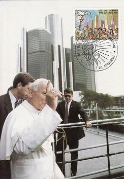 3328 - Vatican 1988 - carte maxima