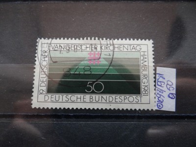 Timbru Germania stampilat-Deutsche Bundespost-1981-MC1098 foto