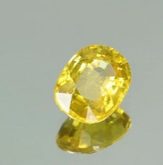 SAFIR NATURAL GALBEN-CULOAREA LAMAII-1.41 CT foto