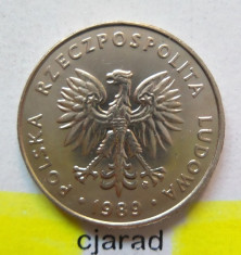 Moneda 20 Zloti - Polonia 1989 *cod 1766 foto