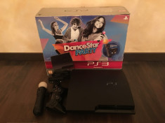 Playstation 3 Slim (320Gb) + PS Move + 15 jocuri - Stare IMPECABILA! foto