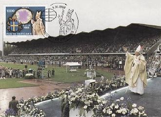 3317 - Vatican 1989 - carte maxima foto