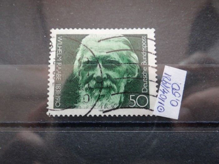 Timbru Germania stampilat-Deutsche Bundespost-1981-MC1104