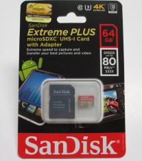 SanDisk Extreme Plus 64GB Class 10 UHS-3 microSDXC foto