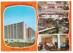 % carte postala(ilustrata)-BUCURESTI-Magazinul universal BUCUR-OBOR foto