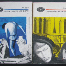 Volum - Carti - ( 1107 ) - NOTRE DAME de PARIS - 2 vol. - Victor Hugo - ( A 3 )