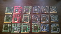 Lot 16 x placi video Laptop AMD si Nvidia MXM2 /8400/6600 Defecte! foto