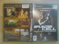 Tom Clancy Splinter Cell- Pandora Tomorrow - XBox (Comp XBox 360) foto