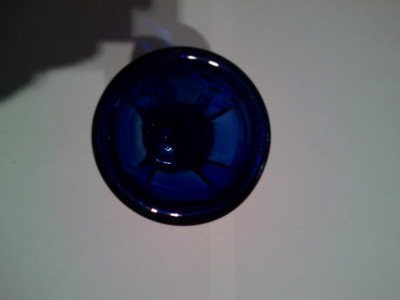 Vaza cobalt rotunda foto