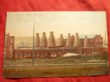 Ilustrata -Salem Ohio SUA cca.1909- Fabrica de Portelanuri