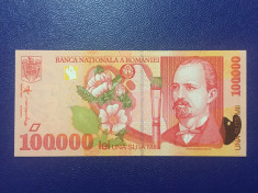 100000 lei 1998 perfect UNC!!!! foto